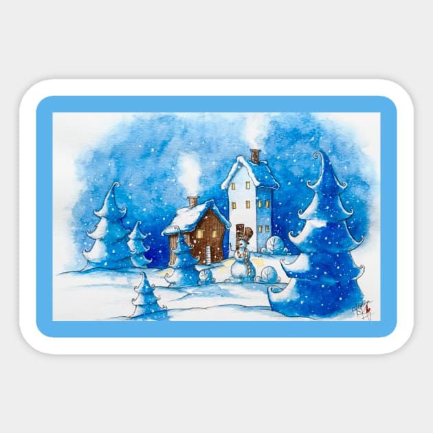 Winter Wonderland Sticker by LadyKikki